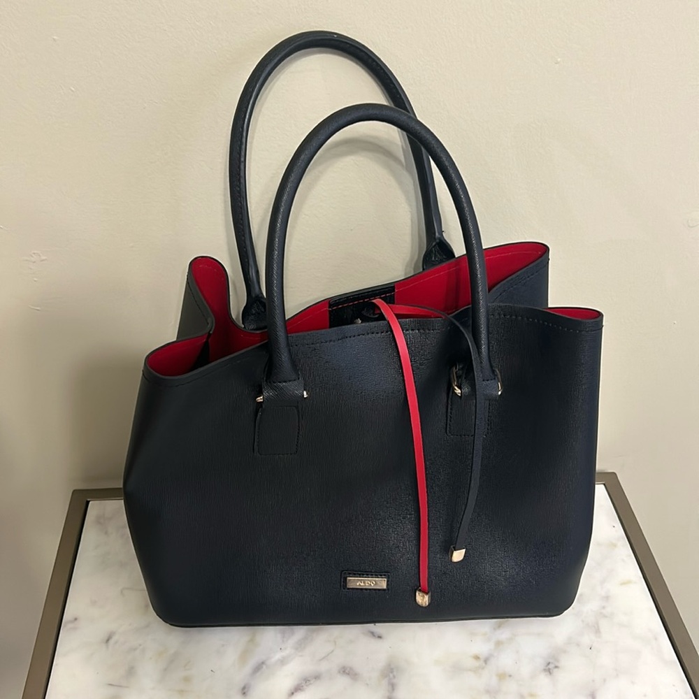 Aldo Balck and Red Tote
